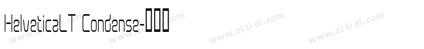 HelveticaLT Condense字体转换